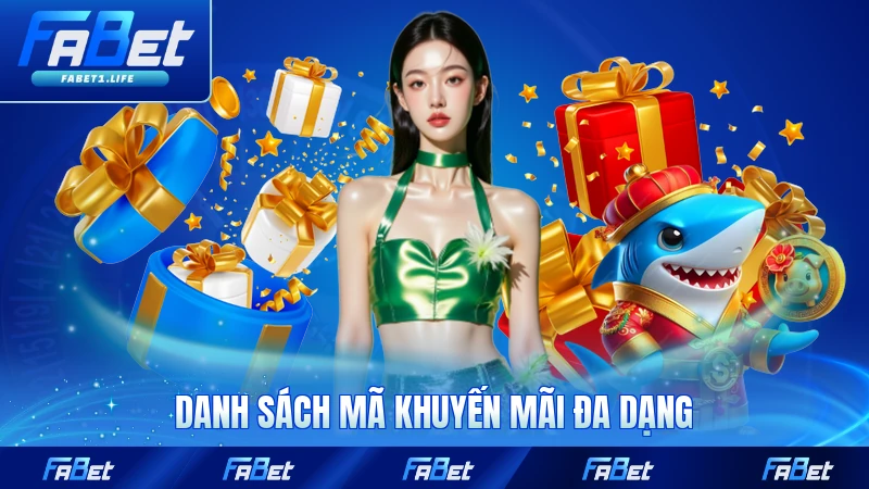 Danh sách mã khuyến mãi đa dạng cho thành viên