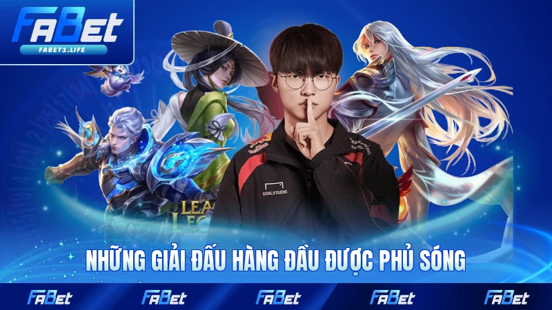 Những giải đấu hàng đầu được phủ sóng trong sảnh của FABET