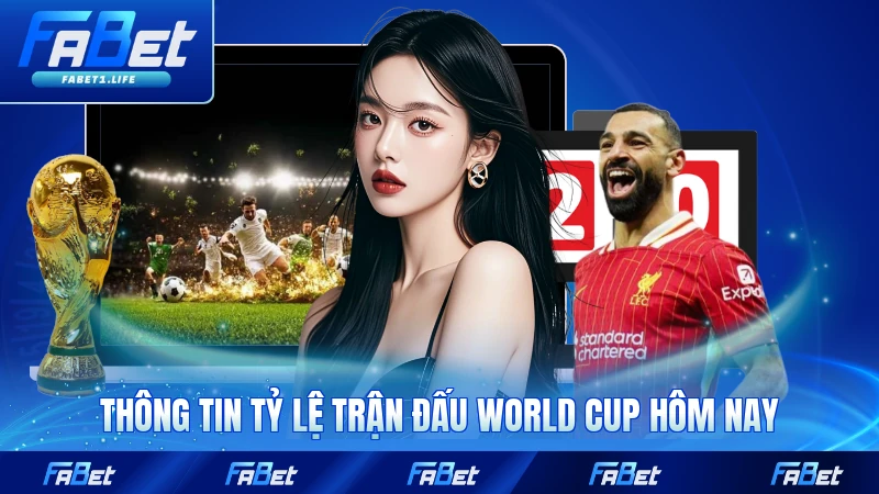 Thông tin tỷ lệ trận đấu World Cup hôm nay